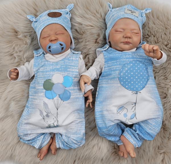 Handmade 2 tlg. Set gr.50 Hase Luftballon