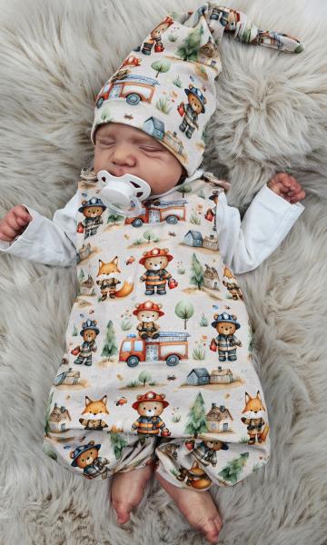 Handmade 2 tlg. Set gr.50 Fuchs Bär Feuerwehr