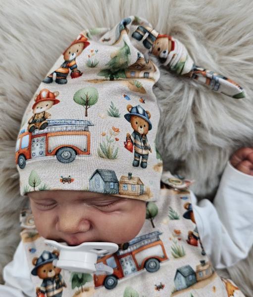 Handmade 2 tlg. Set gr.50 Fuchs Bär Feuerwehr