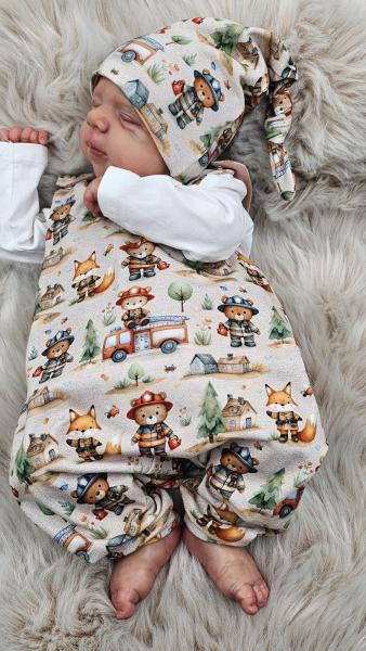 Handmade 2 tlg. Set gr.50 Fuchs Bär Feuerwehr