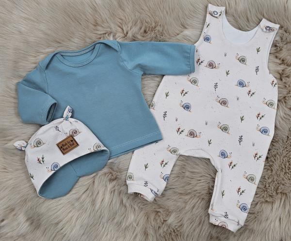 Handmade 3 tlg. Set gr.56 Schnecken