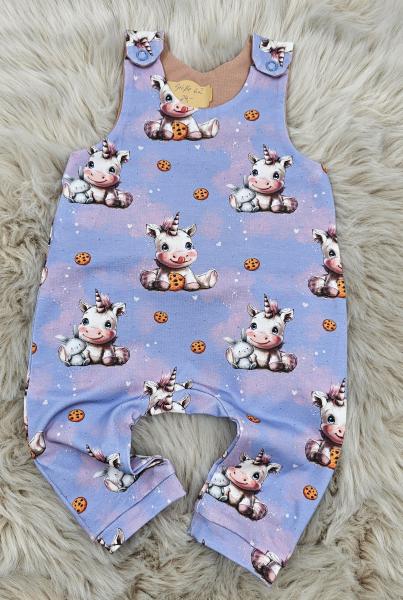Handmade Strampler gr.62 Einhorn Keks