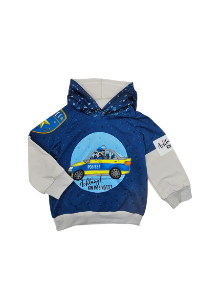 Handmade Hoody gr. 104 Charly  Fuchsfamilie