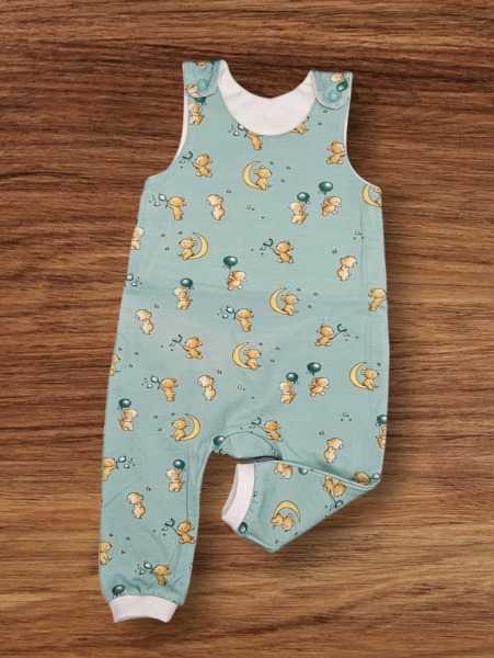 Handmade Strampler gr. 74 Bären Seifenblasen