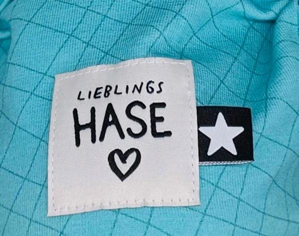 Handmade Strampler, Pulli und Mütze gr 56 Sterne Hase