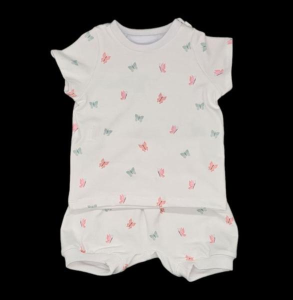 Handmade 3 tlg Set gr.74 Schmetterling